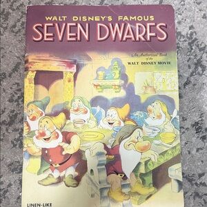 Disney Seven Dwarfs Action Figures Playset - Red, Yellow, Blue